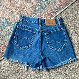 High Waisted Vintage Lee Shorts